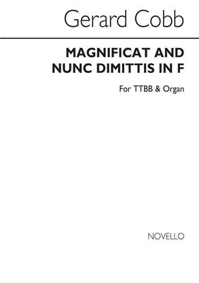 Gerard Cobb: Magnificat And Nunc Dimittis In F: Voix Basses et Piano/Orgue