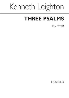Kenneth Leighton: Three Psalms Op.54: Voix Basses et Accomp.