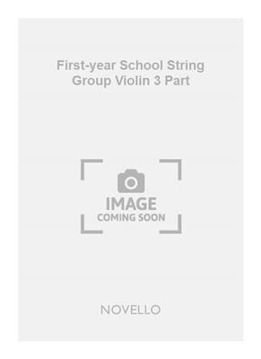 First-year School String Group Violin 3 Part