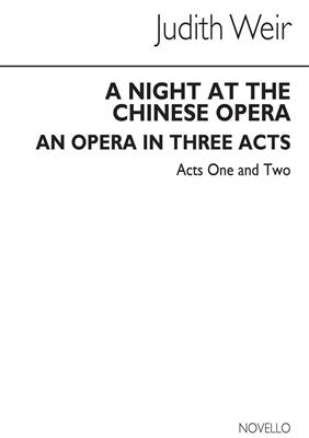 Judith Weir: A Night At The Chinese Opera (Miniature Score): Chœur Mixte et Ensemble
