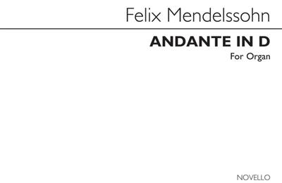 Felix Mendelssohn Bartholdy: Andante In D With Variations: Orgue