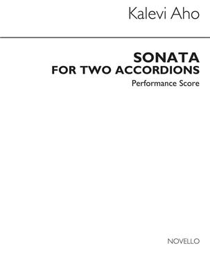 Kalevi Aho: Sonata (Sonaatti Kahdelle Hanurille): Duo pour Accordéons