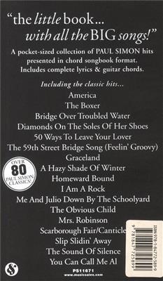 The Little Black Songbook: Paul Simon: Mélodie, Paroles et Accords