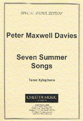 Peter Maxwell Davies: Seven Summer Songs - Tenor Xylophone: Percussion (Ensemble)