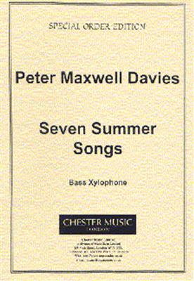 Peter Maxwell Davies: Seven Summer Songs - Bass Xylophone: Percussion (Ensemble)