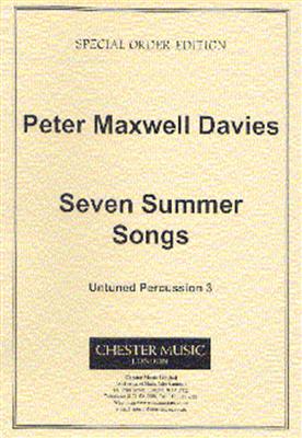 Peter Maxwell Davies: Seven Summer Songs - Untuned Percussion 3: Percussion (Ensemble)