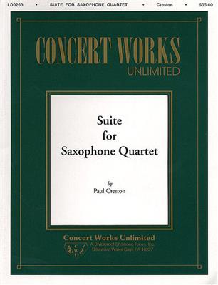 Paul Creston: Suite For Saxophone Quartet: Saxophones (Ensemble)