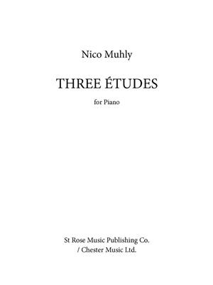 Nico Muhly: Three Études: Solo de Piano