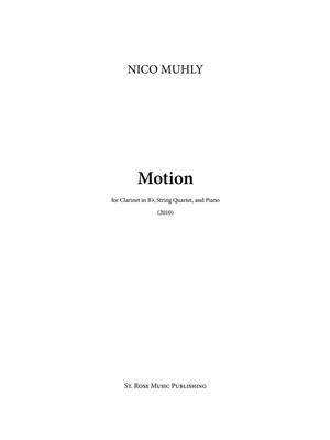 Nico Muhly: Motion: Ensemble de Chambre