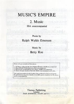 Betty Roe: Music's Empire: Voix Hautes et Accomp.