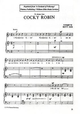 Betty Roe: Cocky Robin: Piano, Voix & Guitare