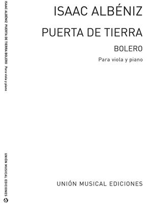 Isaac Albéniz: Manuel Francisco Puerta De Tierra-Bolero: Alto et Accomp.