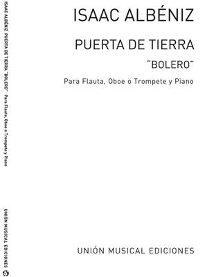 Isaac Albéniz: Puerta De Tierra Bolero: Flûte Traversière et Accomp.