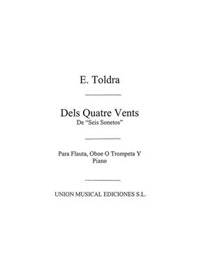 Dels Quatre Vents For Trumpet In C And Piano: Trompette et Accomp.