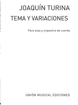 Joaquín Turina: Tema Y Variaciones Opus 100 Numero 1: Orchestre et Solo