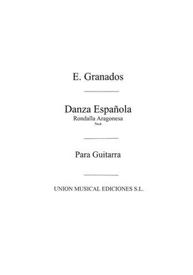 Danza Espanola No.6 Rondalla Aragonesa: Solo pour Guitare