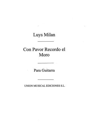 Con Pavor Recordo El Moro (Azpiazu): Chant et Guitare