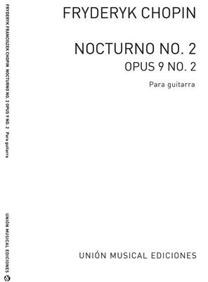 Nocturno No.2 Op.9 No.2 (Llobet): Solo pour Guitare