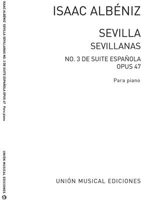 Isaac Albéniz: Albeniz Sevilla Sevillanas No.3 De Suite Espanola: Solo de Piano