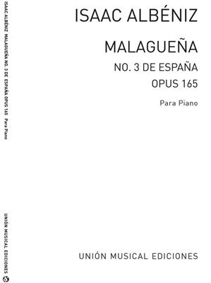 Isaac Albéniz: Malaguena From Espana Op.165: Solo de Piano