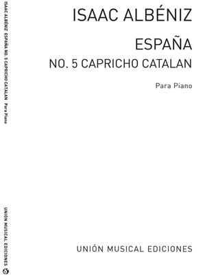 Isaac Albéniz: Capricho Catalan From Espana Op.165: Solo de Piano