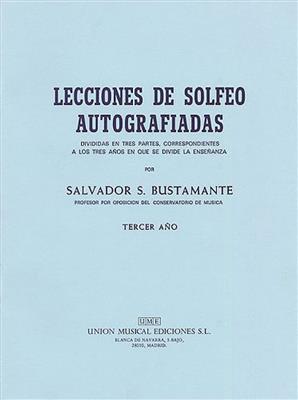 Bustamante Lecciones De Solfeo Iii