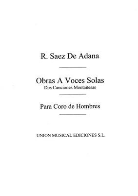 Saenz De Adana: Dos Canciones Montanesas: Voix Basses et Accomp.
