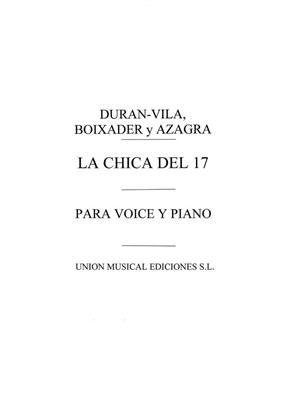 Ruiz de Azagra: 'La Chica Del 17': Chant et Piano