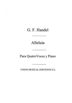 Haendel: Alleluia Del Oratorio El Mesias: Chant et Piano