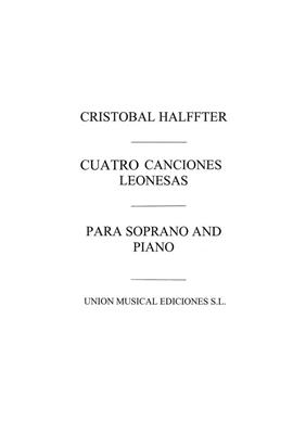 Cristobal Halffter: Cuatro Canciones Leonesas: Chant et Piano