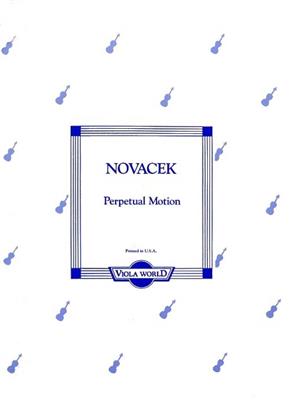 Ottokar Novacek: Moto Perpetuo : (Arr. Alan H. Arnold): Alto et Accomp.