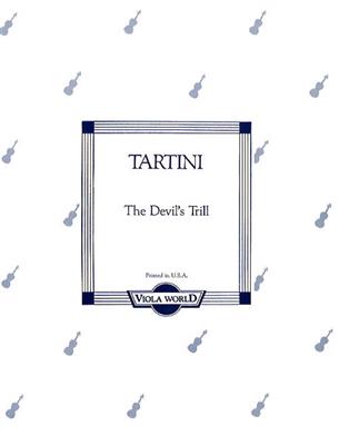 Giuseppe Tartini: The Devil's Trill: (Arr. Alan H. Arnold): Alto et Accomp.