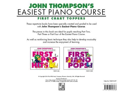 John Thompson's Piano Course: First Chart Toppers