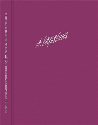 Alexander Scriabin: Scriabin - Collected Works Vol. 9: Solo de Piano