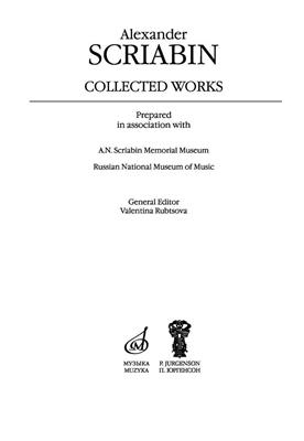 Alexander Scriabin: Scriabin - Collected Works Vol. 10: Solo de Piano