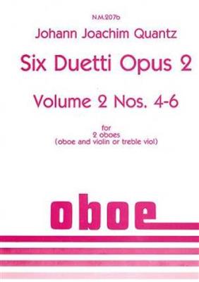 Johann Joachim Quantz: Six Duetti Opus 2 Volume 2 Nos. 4-6: Duo pour Hautbois