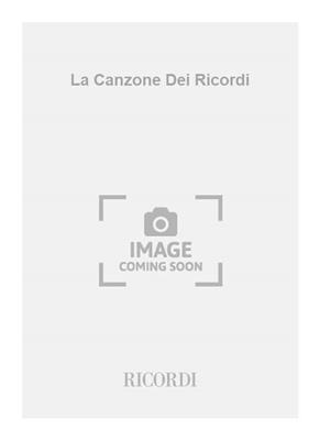 Giuseppe Martucci: La Canzone Dei Ricordi: Chant et Piano