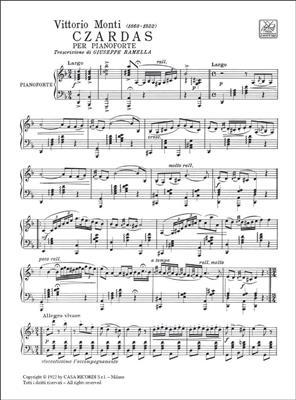 V. Monti: Czardas N.1: Solo de Piano