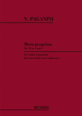 Niccolò Paganini: Moto Perpetuo Op. 11 N. 6: Violon et Accomp.