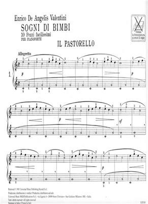 Enrico De Angelis Valentini: Sogni Di Bimbi: Solo de Piano