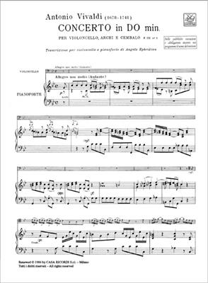 Antonio Vivaldi: Concerto In C Minor RV401: Violoncelle et Accomp.