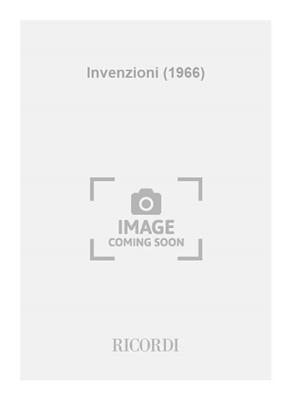 Mario Zafred: Invenzioni (1966): Orchestre et Solo