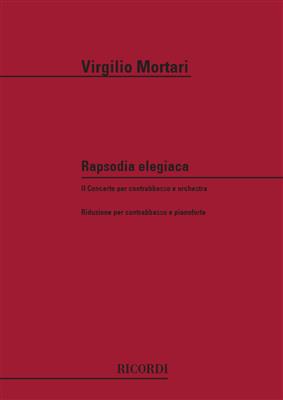 Virgilio Mortari: Rapsodia Elegiaca: Contrebasse et Accomp.