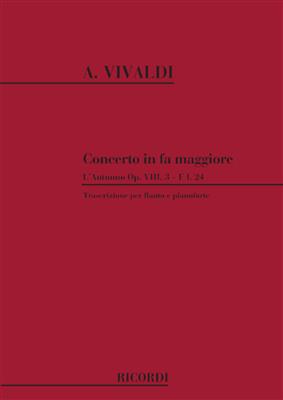 Antonio Vivaldi: Concerto in fa maggiore 'L'Autunno' Rv 293: Flûte Traversière et Accomp.