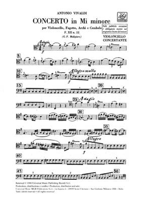 Antonio Vivaldi: Concerto Per Strumenti Diversi, Archi E B.C.: Mi: Orchestre Symphonique
