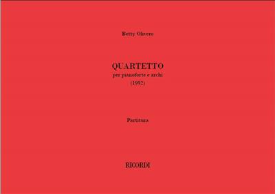Betty Olivero: Quartetto: Ensemble de Chambre