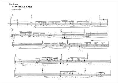 Ada Gentile: Scaglie Di Mare: Solo pour Harpe