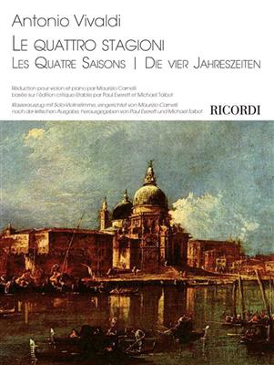 Antonio Vivaldi: Les Quatre Saisons: Violon et Accomp.