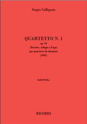 Sergio Calligaris: Quartetto n° 1 op. 34 (1995): Clarinettes (Ensemble)
