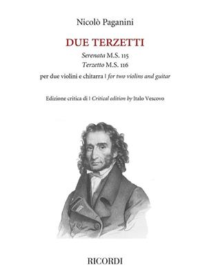 Nicolò Paganini: Due Terzetti per due violini e chitarra: Ensemble de Chambre